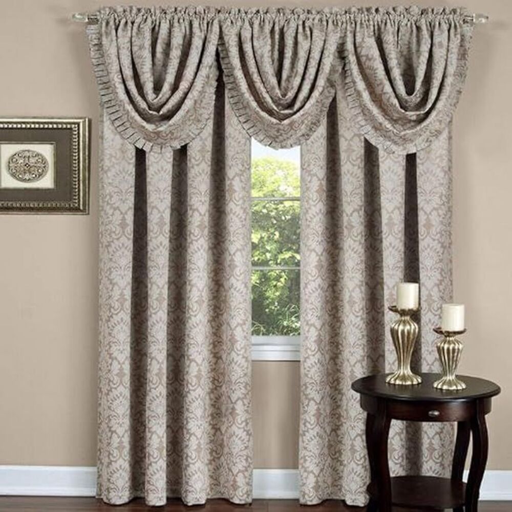 Ben&Jonah Collection Sutton Window Curtain Panel 52x84 - Tan